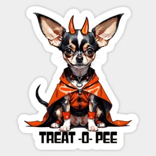 Halloween Chihuahua Sticker